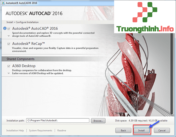 cách hướng dẫn Cài đặt phần mềm autocad cho laptop như nào?