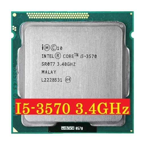 CPU Intel Core i5-3570 (3.4GHz up to 3.8GHz, 4 nhân, 4 luồng, 6MB Cache, 77W)