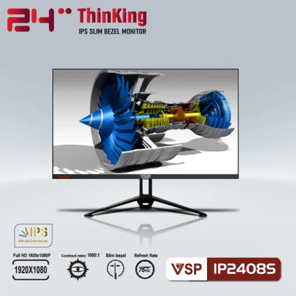 Màn Hình LCD 24″ ThinkVision VSP IP24 IP2408S Chính Hãng