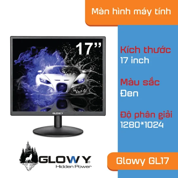 Màn hình LCD 17″ GLOWY GL17 Vuông 60Hz HD