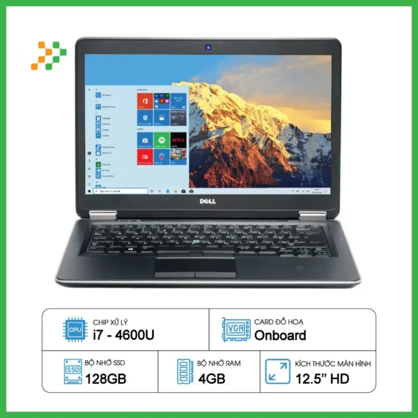 Laptop Cũ DELL latitude E7240 Intel Core i5 i7 Giá Rẻ Chính Hãng