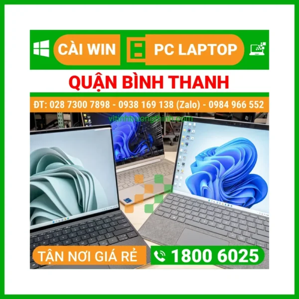 Cài Win Quận Bình Thạnh – Cài Đặt Máy Tính PC Laptop Lấy Ngay