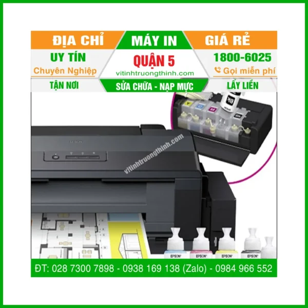 Sửa Máy In Quận 5 Giá Rẻ – Nạp Mực Máy In Q5