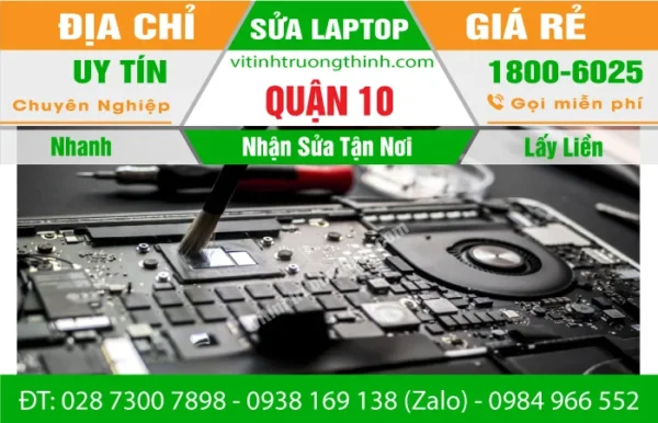 Sửa laptop Quận 10