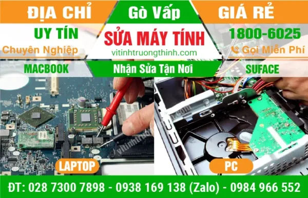 Sửa Máy Tính Quận Gò Vấp