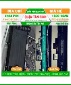 Thay Thế Sửa Chữa Làm Cell Pin Laptop Quận Tân Bình