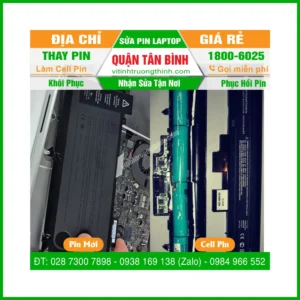 Sửa Chữa Thay Pin Laptop Quận Tân Bình