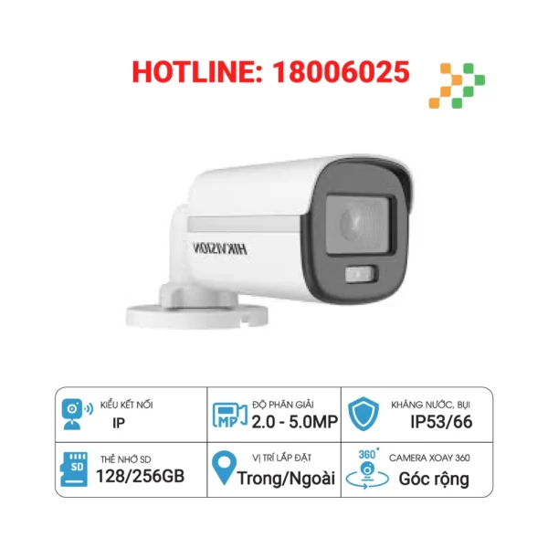 Camera HIK DS-2CE10DF0T-F