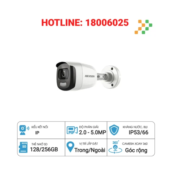 Camera HIK DS-2CE12DF3T-F