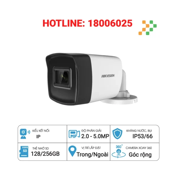 Camera HIK DS-2CE17H0T-IT5/IT5F