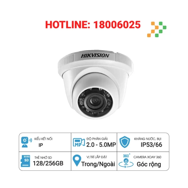 Camera HIK DS-2CE56D0T-IR