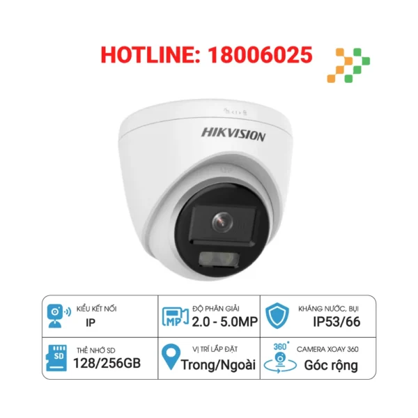 Camera IP HIK DS-2CD1327G0-LUF – IP 2.0