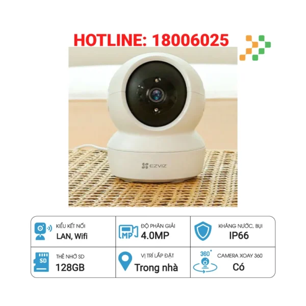 Camera IP Wifi EZVIZ H6C Pro 2K