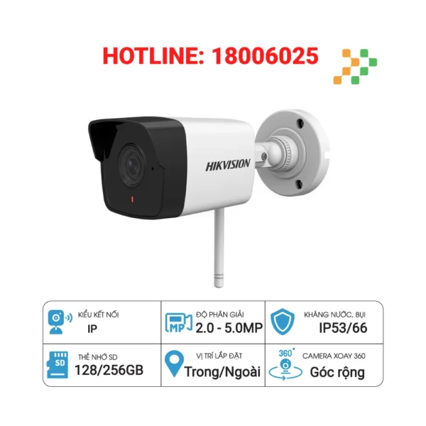 Camera IP Wifi HIK DS-2CV1021G0-IDW1