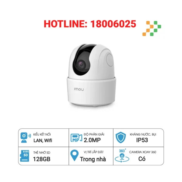 Camera IP Wifi IMOU A2 IPC-A22EP-G-V3