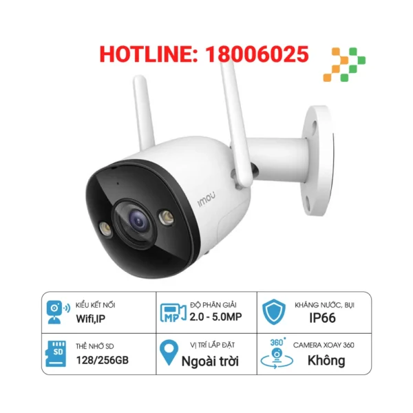 Camera IP Wifi IMOU Bullet 2 IPC-F42FEP