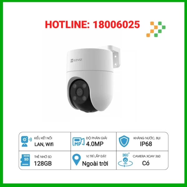 Camera IP Wifi Ngoài Trời EZVIZ H8C