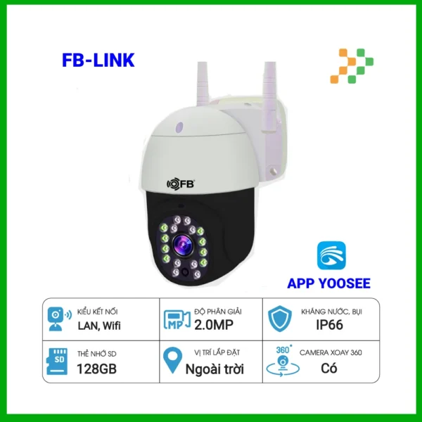 Camera IP Wifi Ngoài Trời FB-Link GT-5102