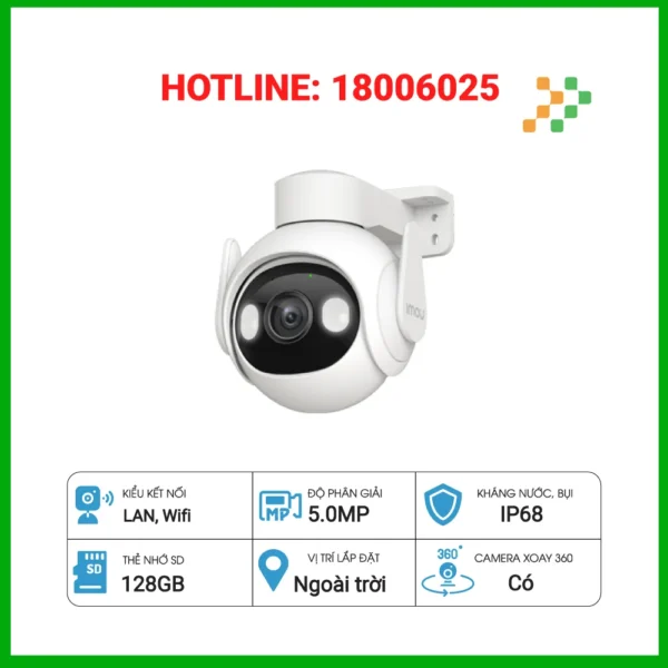 Camera IP Wifi Ngoài Trời IMOU Cruiser 2 IPC-GS7EP-5M0WE