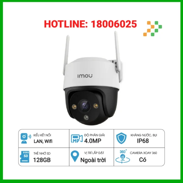 Camera IP Wifi Ngoài Trời IMOU Cruiser SE IPC-S21FP