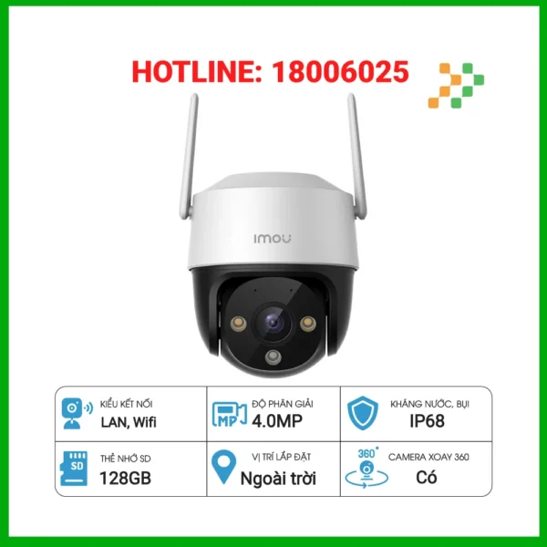 Camera IP Wifi Ngoài Trời IMOU Cruiser SE IPC-S41FP