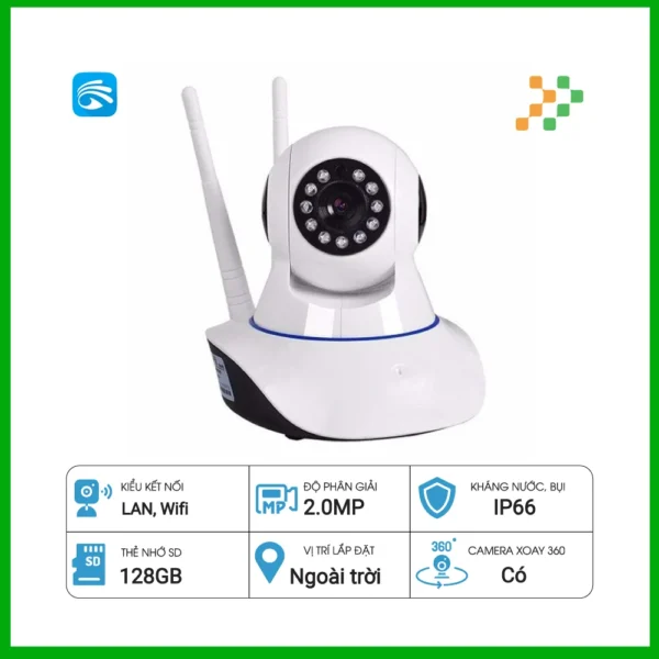 Camera IP Wifi Ngoài Trời YOOSEE PTZ 5136 (PTZ 28 LED)