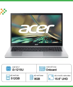 Laptop ACER Aspire 3 A315-59-381E (i3-1215U/RAM 8GB/512GB SSD/ Windows 11)