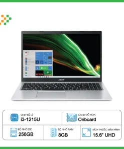 Laptop ACER Aspire A315-59-314F (i3-1215U/RAM 8GB/256GB SSD/ Windows 11)