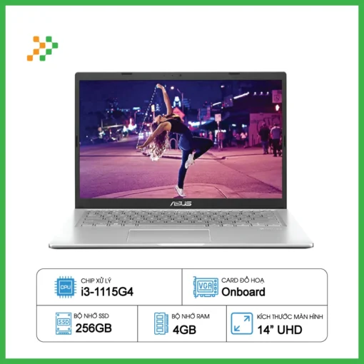 Laptop ASUS Vivobook X415EA-EK675W (i3-1115G4/RAM 4GB/256GB SSD/ Windows 11)