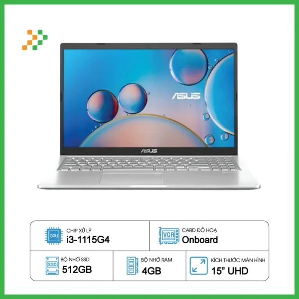 Laptop ASUS X515EA-BQ1006T (i3-1115G4/RAM 4GB/512GB SSD/ Windows 10)