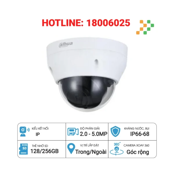 Camera IP 4MP Dome DAHUA DH-IPC-HDBW1431EP-S4