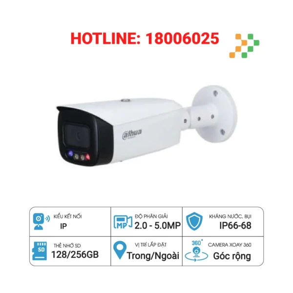 Camera IP 5MP DAHUA DH-IPC-HFW3549T1P-AS-PV-S3