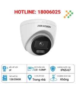 Camera IP Dome Colorvu 4MP HIKVISION DS-2CD1347G0-LUF