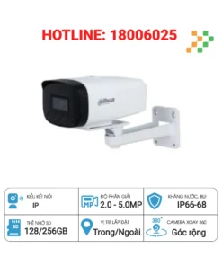 Camera IP thân trụ 2MP DAHUA DH-IPC-HFW1230V-A-I4-B