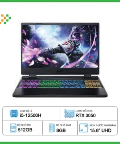 Laptop ACER Nitro 5 AN515-58-52SP (i5-12500H/RAM 8GB/RTX 3050/512GB SSD/ Windows 11)