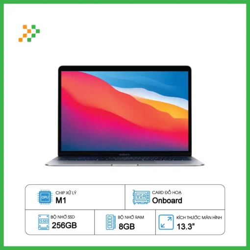 Laptop MacBook Air 2020 13.3 inch MGN63SA/A (M1/8GB/SSD256GB) (Xám)