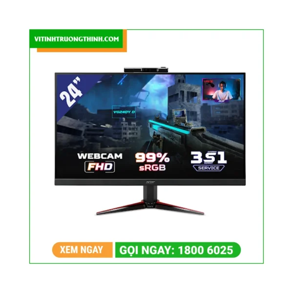 Màn hình LCD ACER VG240Y D (1920 x 1080/IPS/75Hz/1 ms/FreeSync)