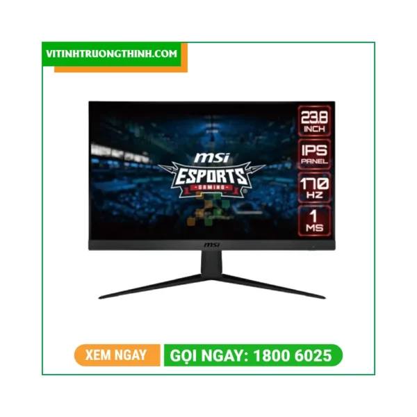 Màn hình LCD MSI G2412 (1920 x 1080/IPS/170Hz/1 ms/FreeSync Premium)