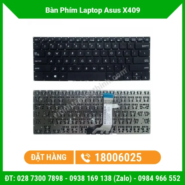 Bàn Phím Laptop Asus X409