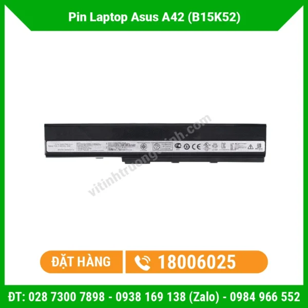 Pin Laptop Asus A42 (B15K52)