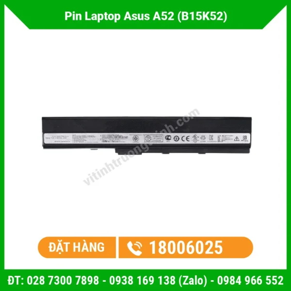 Pin Laptop Asus A52 (B15K52)