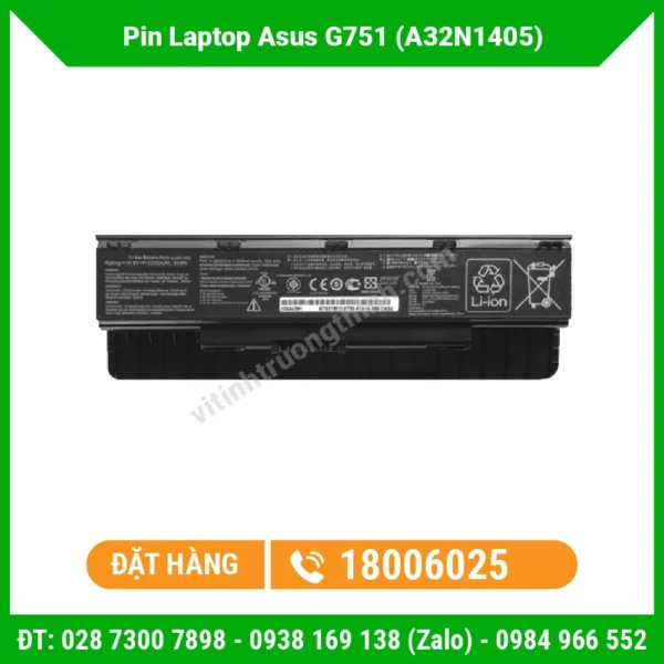 Pin Laptop Asus G751 (A32N1405)