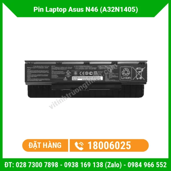 Pin Laptop Asus N46 (A32N1405)