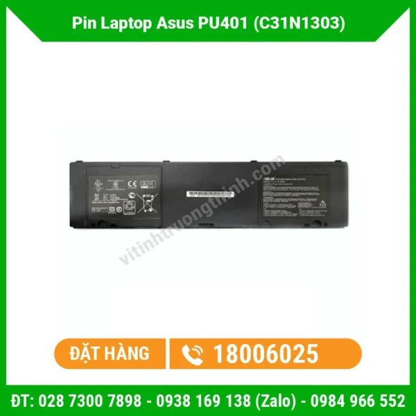 Pin Laptop Asus PU401 (C31N1303)