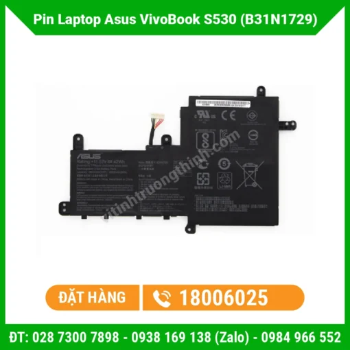Pin Laptop Asus VivoBook S530 (B31N1729)