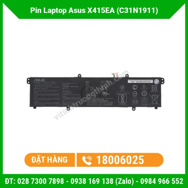 Pin Laptop Asus X415EA (C31N1911)