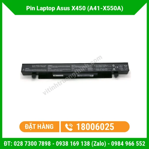 Pin Laptop Asus X450 (A41-X550A)