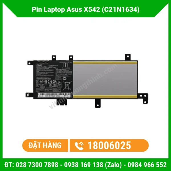 Pin Laptop Asus X542 (C21N1634)