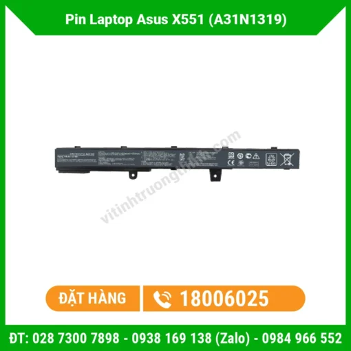 Pin Laptop Asus X551 (A31N1319)