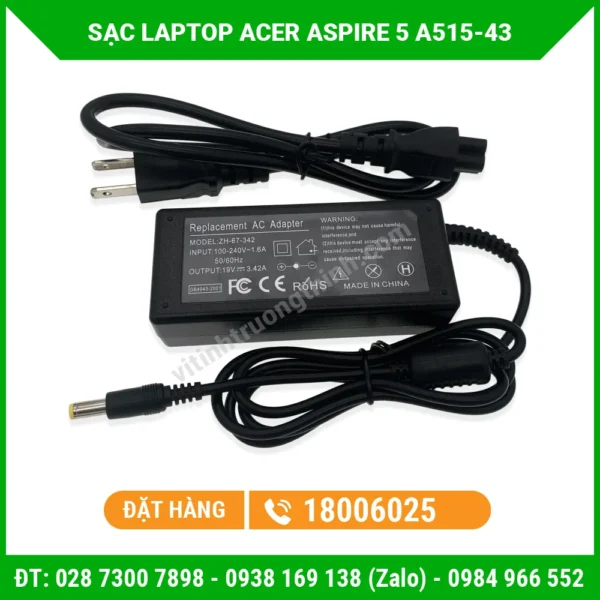 Sạc Laptop Acer Aspire 5 A515-43